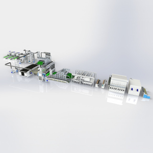 Ligne de production de Spunlace à grande vitesse et haute précision pour serviettes