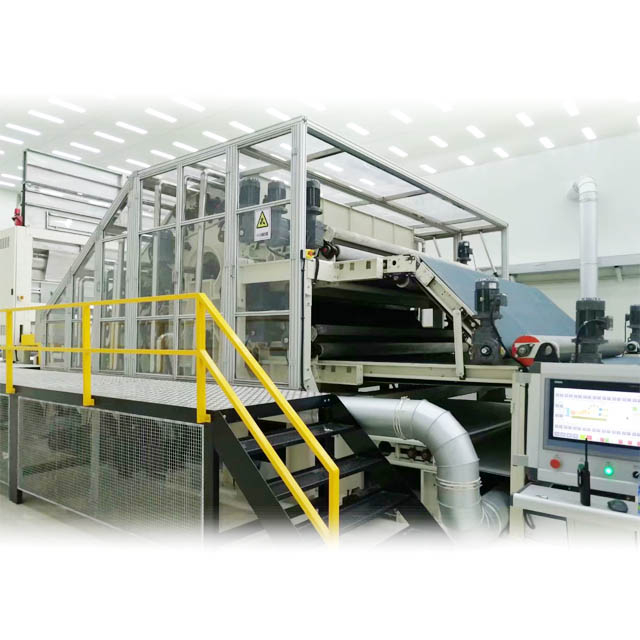 Machine à carder en coton rigide en acier inoxydable Polyester non tissé PP 