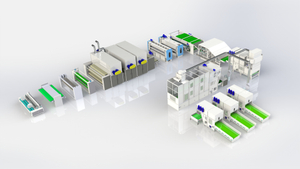 Ligne de production de coton non adhésif